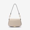 Geanta crossbody ENZO NORI model HALEY din piele naturală alb - Imagine 1