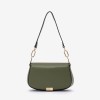 Geanta crossbody ENZO NORI model HALEY din piele naturală verde - Imagine 1