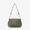 Geanta crossbody ENZO NORI model HALEY din piele naturală verde - Imagine 4