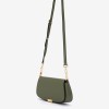 Geanta crossbody ENZO NORI model HALEY din piele naturală verde - Imagine 2