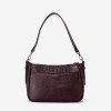 Geantă crossbody ENZO NORI model JACKY din piele naturală burgundy - Imagine 4