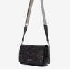 Geantă crossbody ENZO NORI model KALA din piele naturală negru laser - Imagine 2