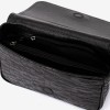 Geantă crossbody ENZO NORI model KALA din piele naturală negru laser - Imagine 3