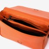 Geantă crossbody ENZO NORI model KALA din piele naturală orange - Imagine 3