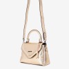 Geanta crossbody ENZO NORI model DORY din piele naturală gold - Imagine 2