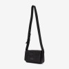 Geantă crossbody ENZO NORI model MEGAN din piele naturală negru laser - Imagine 2