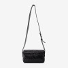 Geantă crossbody ENZO NORI model MEGAN din piele naturală negru laser - Imagine 4