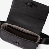 Geantă crossbody ENZO NORI model MEGAN din piele naturală negru laser - Imagine 3