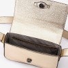 Geantă crossbody ENZO NORI model MEGAN din piele naturală gold - Imagine 3