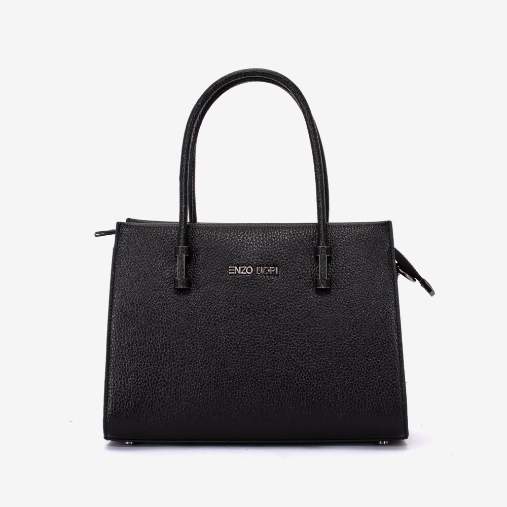 Geanta dama ENZO NORI BEATE, piele naturala, negru