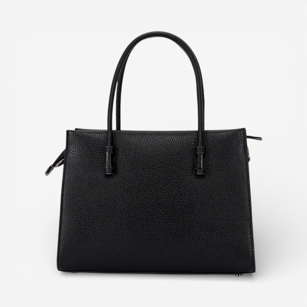 Geanta dama ENZO NORI BEATE, piele naturala, negru