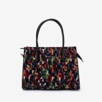 Geanta dama ENZO NORI BEATE, piele naturala, multicolor