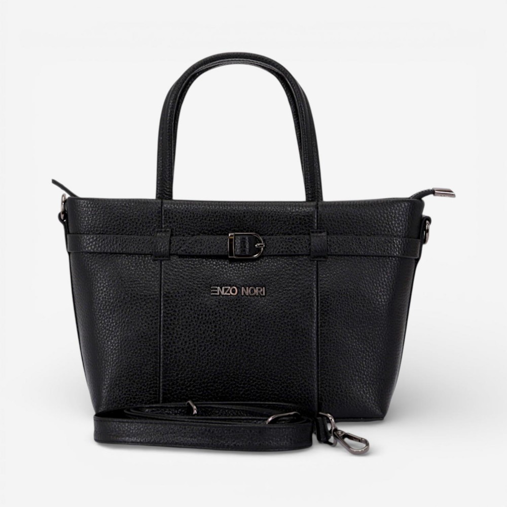 Geanta dama ENZO NORI RAYA, piele naturala negru