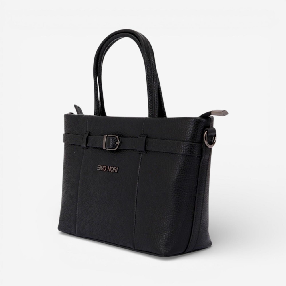 Geanta dama ENZO NORI RAYA, piele naturala negru