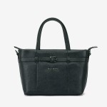 Geanta dama ENZO NORI RAYA, piele naturala verde inchis