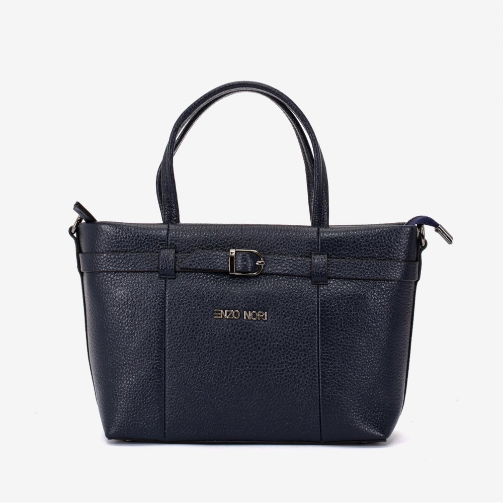 Geanta dama ENZO NORI RAYA, piele naturala, bleumarin