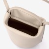 Geanta crossbody ENZO NORI model DARA din piele naturală alb - Imagine 3