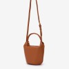 Geanta crossbody ENZO NORI model DARA din piele naturală maro - Imagine 2