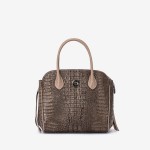 Geantă crossbody ENZO NORI model LARA din piele naturală bej