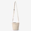 Geantă crossbody ENZO NORI model ALINE din piele naturală ecru - Imagine 1