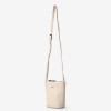 Geantă crossbody ENZO NORI model ALINE din piele naturală ecru - Imagine 2