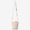 Geantă crossbody ENZO NORI model ALINE din piele naturală ecru - Imagine 4