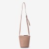 Geantă crossbody ENZO NORI model ALINE din piele naturală roz - Imagine 4