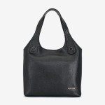 Geanta dama ENZO NORI MEG, piele naturala, negru