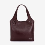 Geanta dama ENZO NORI MEG, piele naturala, burgundy 