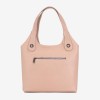 Geanta dama ENZO NORI MEG, piele naturala, roz