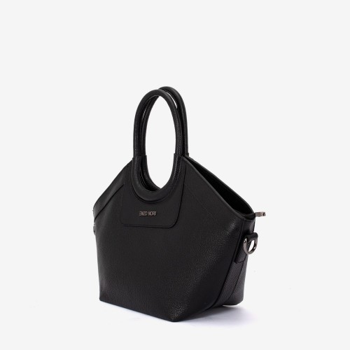 Geanta dama ENZO NORI model DOLORES piele naturala negru