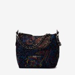 Geanta casual ENZO NORI model KELLY din piele naturală multicolor