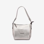 Geanta dama ENZO NORI ROBERTA, piele naturala, silver Geanta dama ENZO NORI ROBERTA, piele naturala, silver