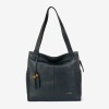 Geanta shopper model DREAM din piele naturală verde - Imagine 1