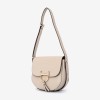 Geanta crossbody ENZO NORI model FREYA din piele naturală alb - Imagine 2