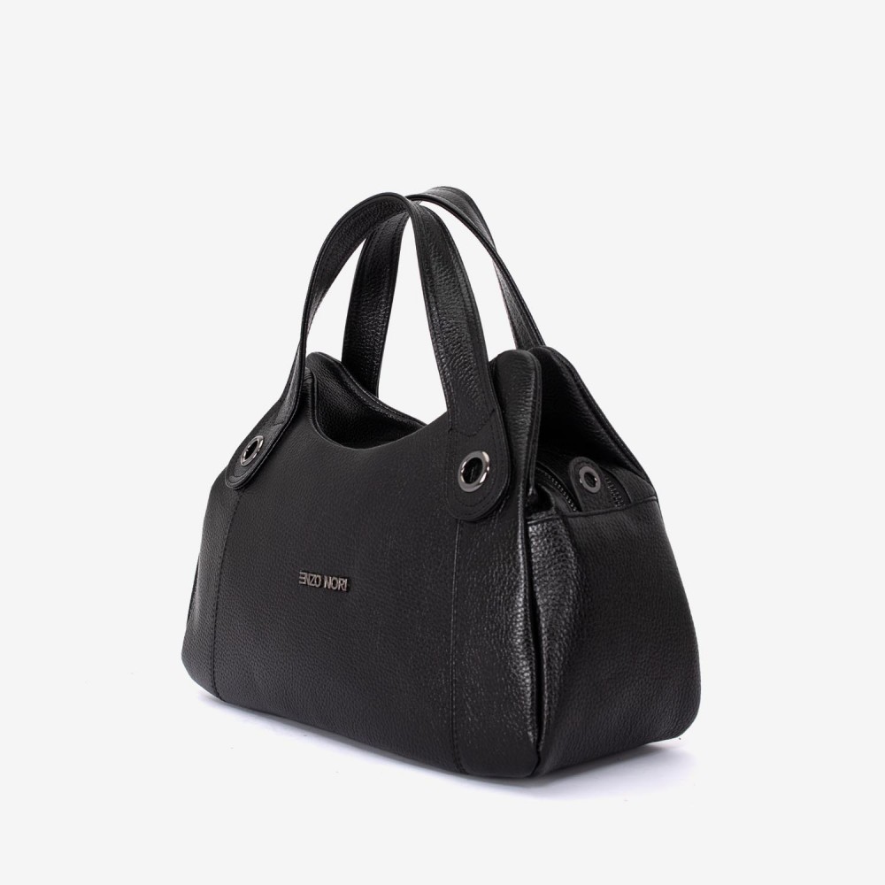 Geanta dama ENZO NORI model SIENNA piele naturală negru