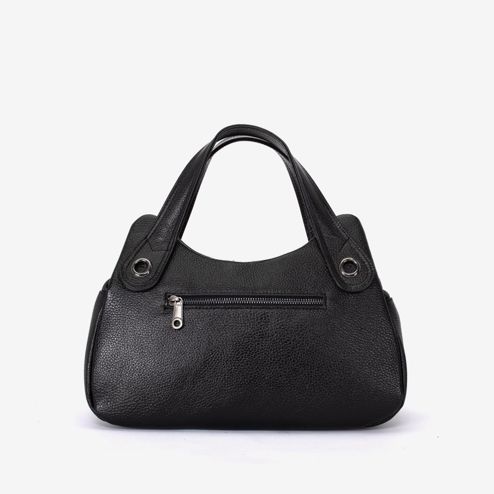 Geanta dama ENZO NORI model SIENNA piele naturală negru