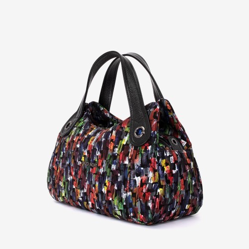Geanta dama ENZO NORI model SIENNA piele naturală paleta multicolor