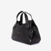 Geanta dama ENZO NORI model SIENNA piele naturală negru laser