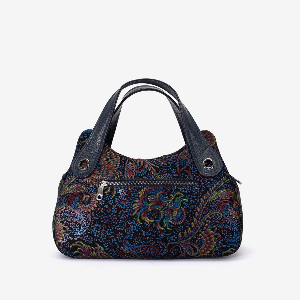 Geanta dama ENZO NORI model SIENNA piele naturală multicolor