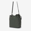 Geanta shopper ENZO NORI model STAR piele naturală verde - Imagine 2