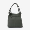 Geanta shopper ENZO NORI model STAR piele naturală verde - Imagine 4