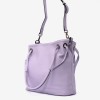 Geanta shopper ENZO NORI model STAR piele naturală violet - Imagine 3