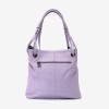 Geanta shopper ENZO NORI model STAR piele naturală violet - Imagine 4