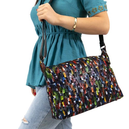 Geanta casual ENZO NORI model REYNA multicolor
