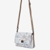 Geantă crossbody ENZO NORI model MARCELA din piele naturală albastru - Imagine 2