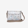 Geantă crossbody ENZO NORI model MARCELA din piele naturală albastru - Imagine 3