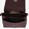 Geantă crossbody ENZO NORI model MARCELA din piele naturală burgundy - Imagine 4