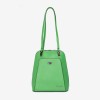 Geanta dama model LIMA din piele naturală verde - Imagine 1