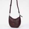 Geanta casual ENZO NORI model VALENCIA din piele naturală burgundy - Imagine 2